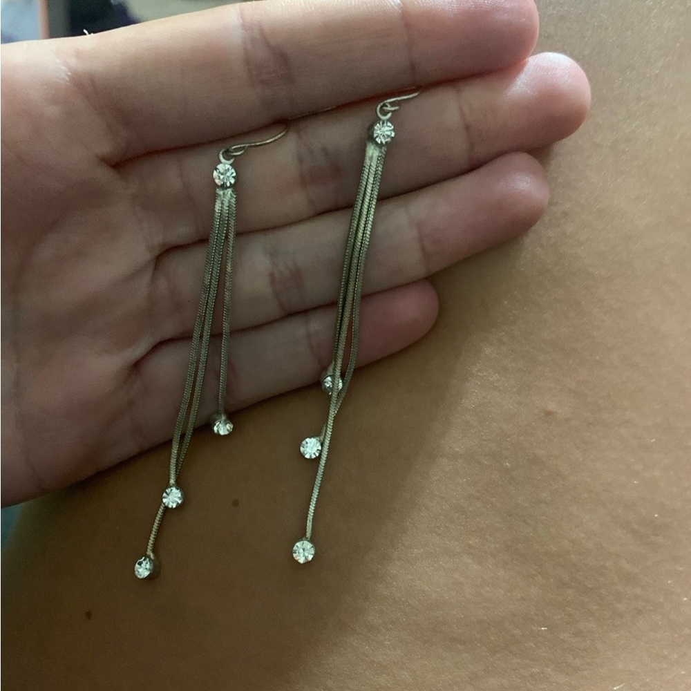 Elegant Silver Dangle Earrings